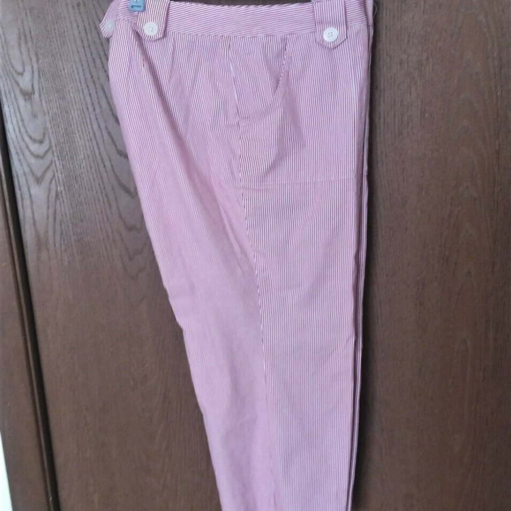 Michael Michael Kors Pants Crop 14 Red White Strip